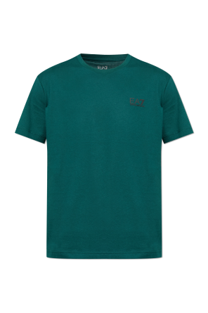 Green T-shirt with logo EA7 Emporio Armani - Vitkac AS